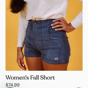 Corduroy Hammies Shorts, Size 28
